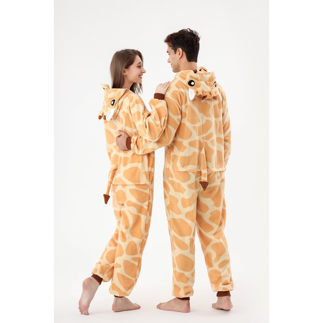 Onesie Animal Fleece Pajamas Halloween Cosplay Costumes Sleepwear Party Wear