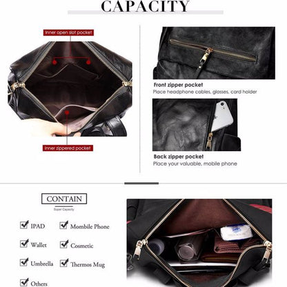 PU Leather Backpack