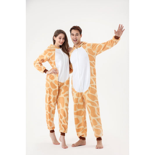 Onesie Animal Fleece Pajamas Halloween Cosplay Costumes Sleepwear Party Wear