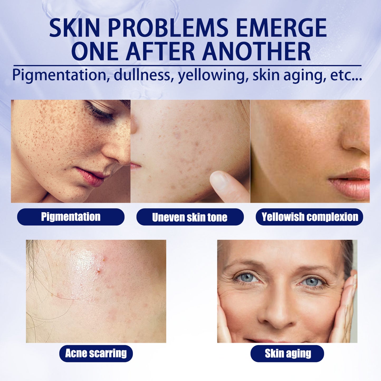 EELHOE Anti-aging Vitamin C Facial Essence, Reduces Spots Acne Fine Lines, Moisturizes Facial Essence