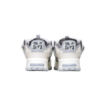 KAALIXTO--Daisy Bread Shoes-Grey - Unisex