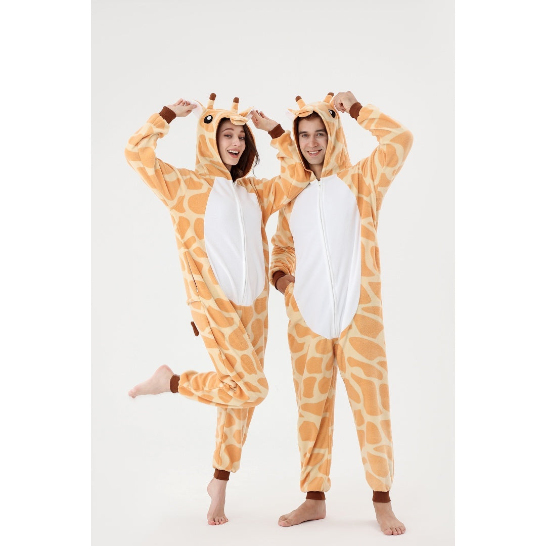 Onesie Animal Fleece Pajamas Halloween Cosplay Costumes Sleepwear Party Wear