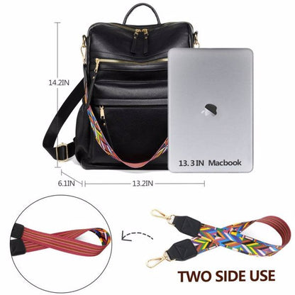 PU Leather Backpack