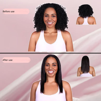 Gentlemen's Bangs Two-in-one Straight Hair Curler With Ion Hair Care, Compact And Portable, Suitable For Dormitory Use